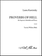 Proverbs of Hell Vocal Solo & Collections sheet music cover